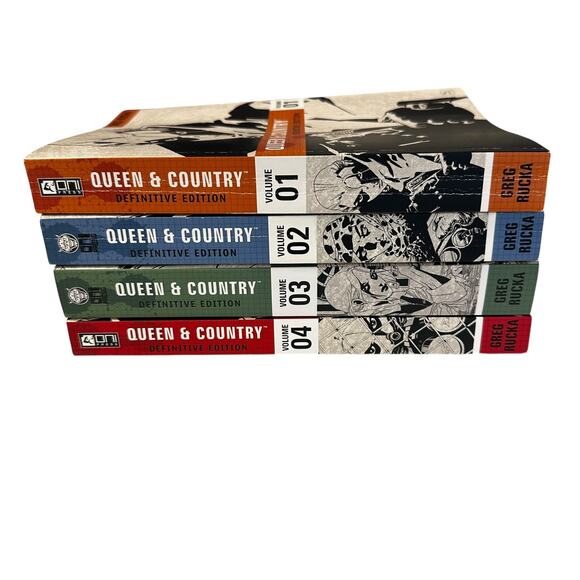 RPG Other - Queen And Country Vol 1-4 By Greg Rucka Definitive Edition